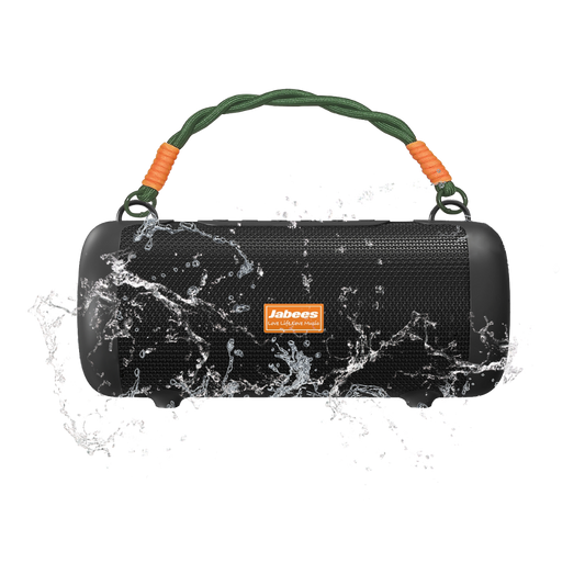 WHALE with Nylon Strap – Bluetooth IPX7 Waterproof Portable Outdoor Speaker with 30W Stereo Sound and USB Charge Out-0