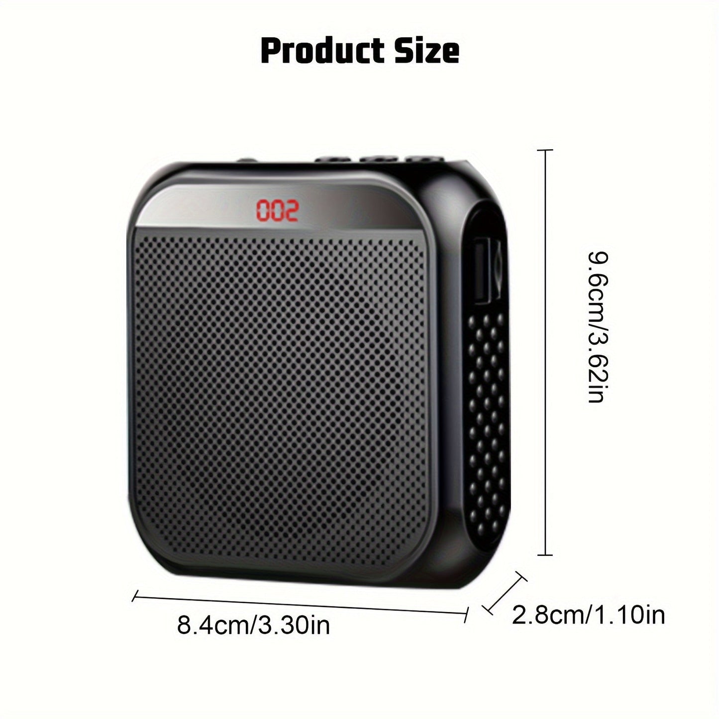 Portable Voice Amplifier with Headset Microphone-2