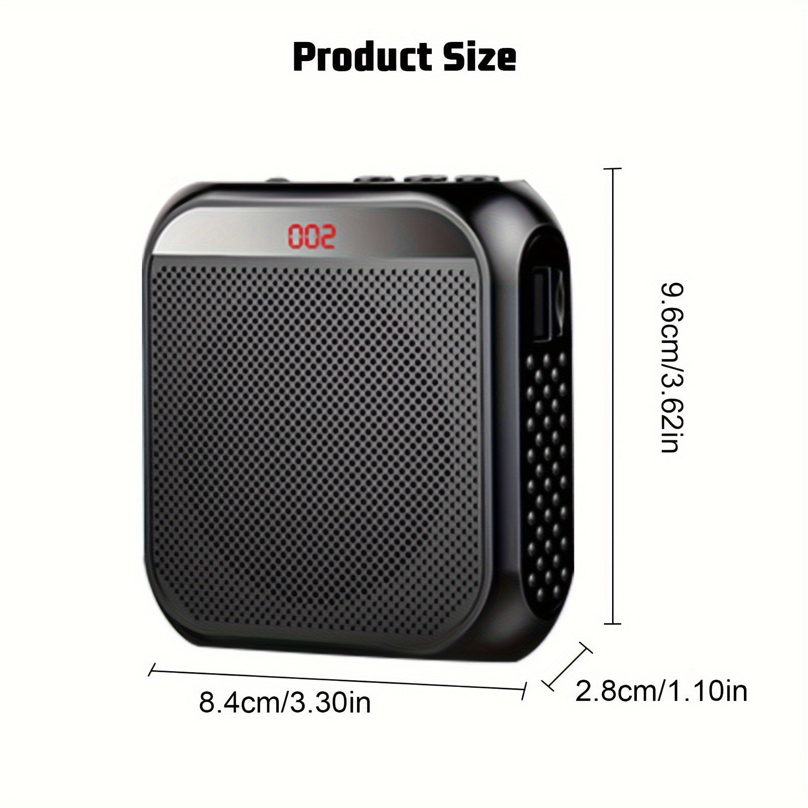 Portable Voice Amplifier with Headset Microphone-2